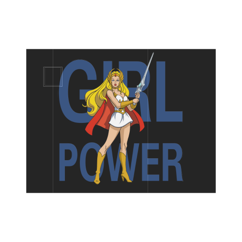 Girl Power (She-Ra) Neoprene Water Bottle Pouch/Medium