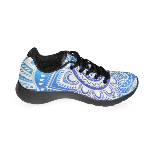 MANDALA LOTUS FLOWER Women's Running Shoes/Large Size (Model 020)