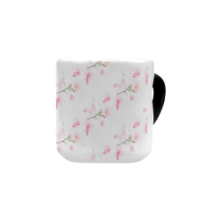 Pattern Orchidées Heart-shaped Morphing Mug