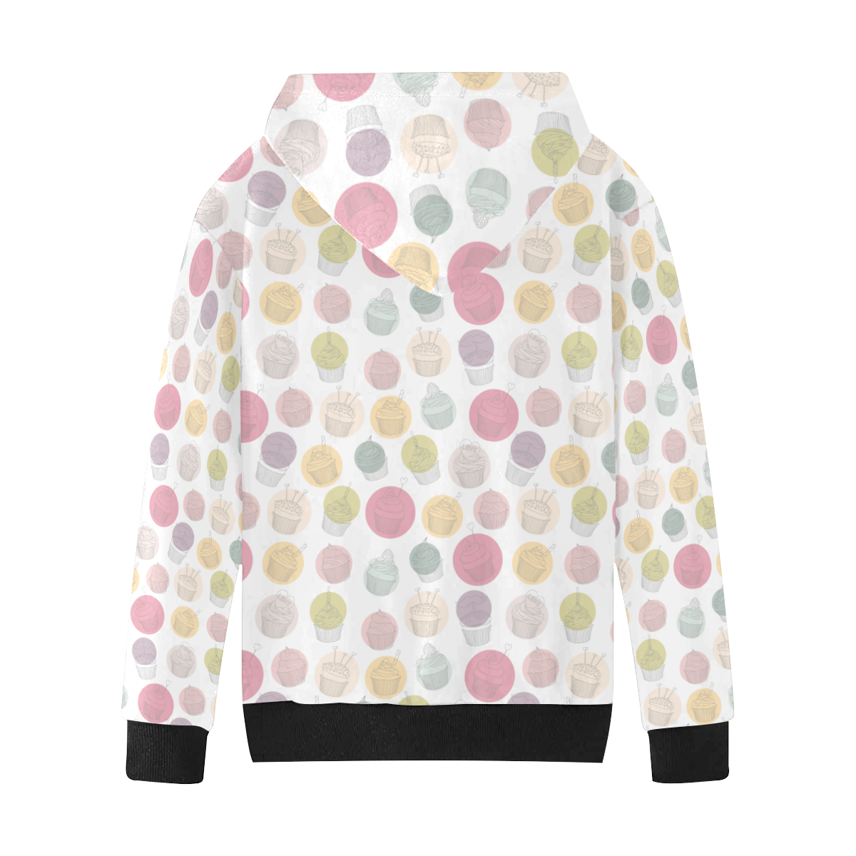 Colorful Cupcakes Kids' All Over Print Hoodie (Model H38)