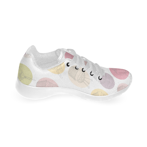 Colorful Cupcakes Kid's Running Shoes (Model 020)