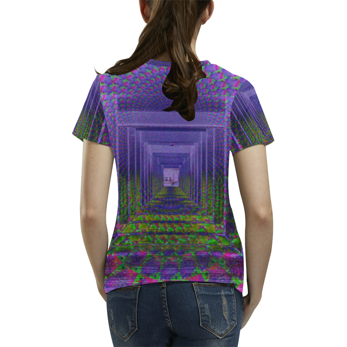Doorways All Over Print T-Shirt for Women (USA Size) (Model T40)