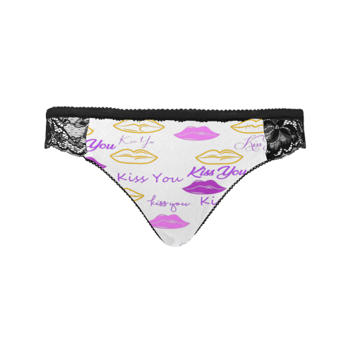 Kiss You Lace Panty Women's Lace Panty (Model L41)