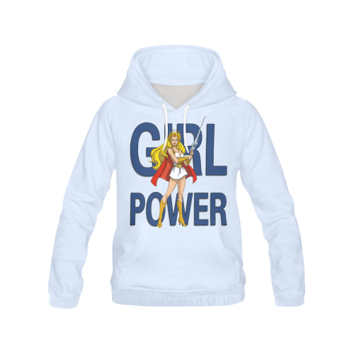 Girl Power (She-Ra) All Over Print Hoodie for Men/Large Size (USA Size) (Model H13)