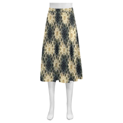 Cubed Circles Mnemosyne Women's Crepe Skirt (Model D16)