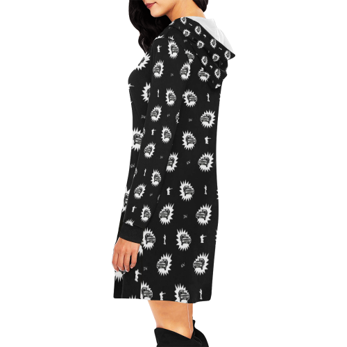 Supernatural Baby All Over Print Hoodie Mini Dress (Model H27)
