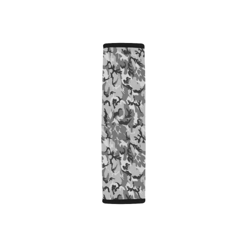 Woodland Urban City Black/Gray Camouflage Car Seat Belt Cover 7''x8.5''