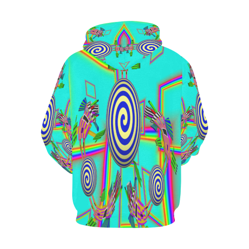 Trippy Trevor (Gravity distortion) by trevor4ever All Over Print Hoodie for Women (USA Size) (Model H13)