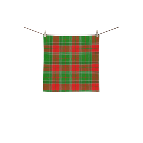 Christmas Plaid Square Towel 13“x13”