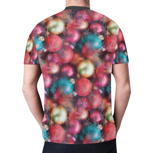 Christmas Balls by Artdream New All Over Print T-shirt for Men (Model T45)