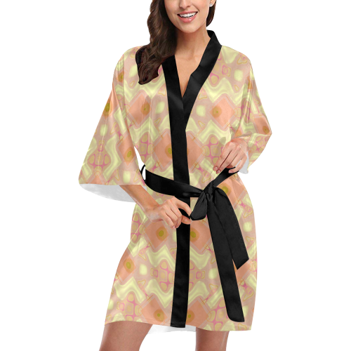 Abstract FF Q YYYY Kimono Robe