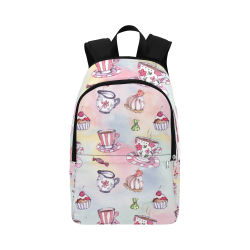 Coffee and sweeets Fabric Backpack for Adult (Model 1659)