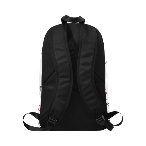 I Love You Fabric Backpack for Adult (Model 1659)