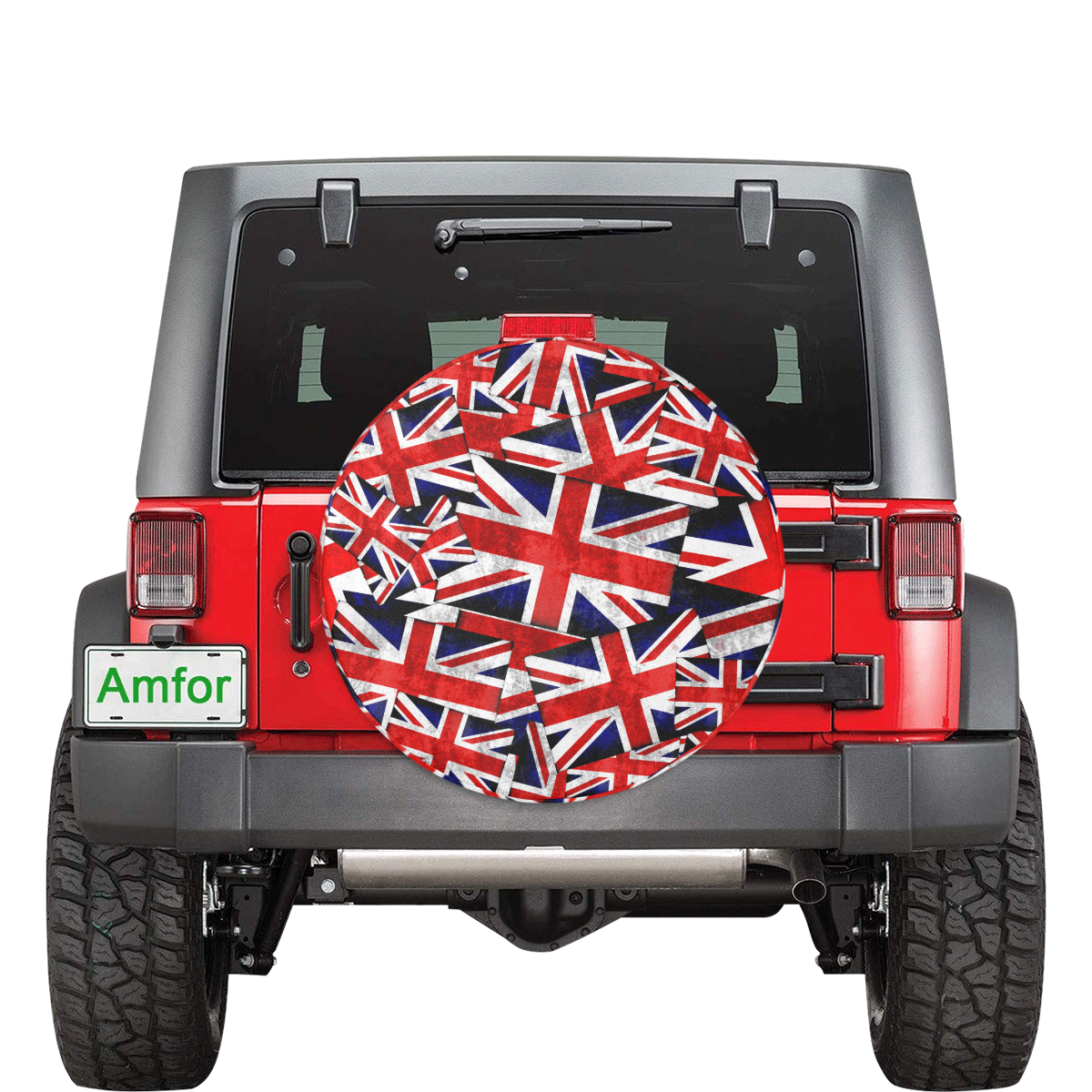 Union Jack British UK Flag 32 Inch Spare Tire Cover