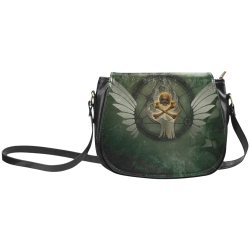Skull in a hand Classic Saddle Bag/Small (Model 1648)