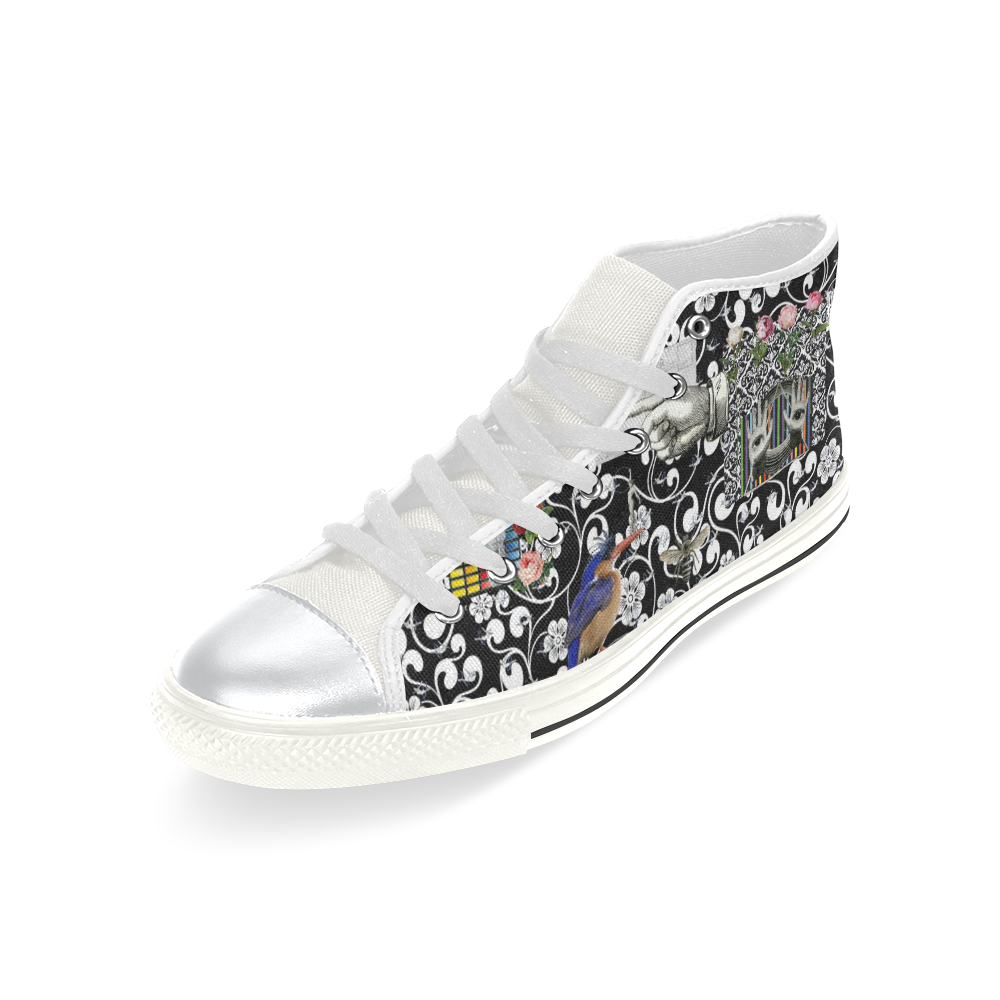 I Shine Wildly High Top Canvas Shoes for Kid (Model 017)