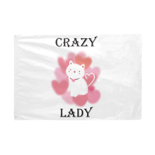 Crazy Cat Lady Garden Flag 70"x47"