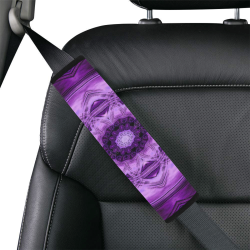 MANDALA PURPLE POWER Car Seat Belt Cover 7''x12.6''