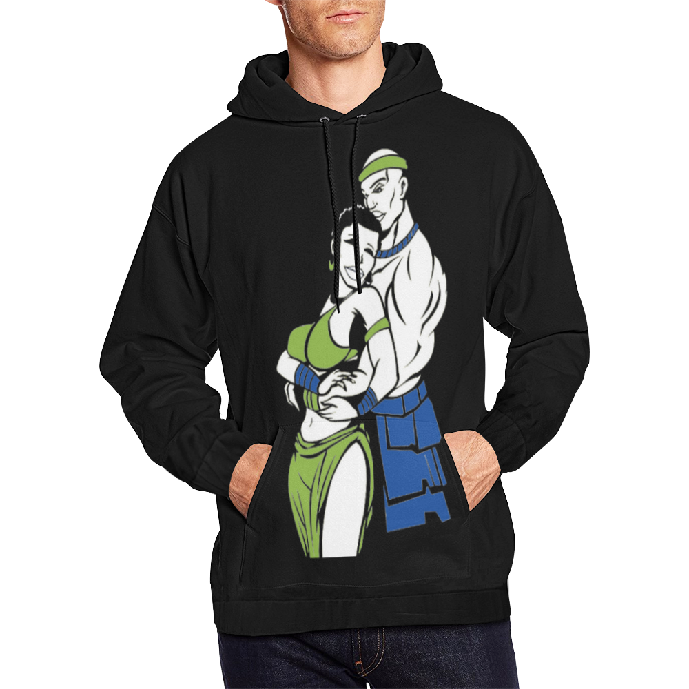 Gamma Love All Over Print Hoodie for Men (USA Size) (Model H13)