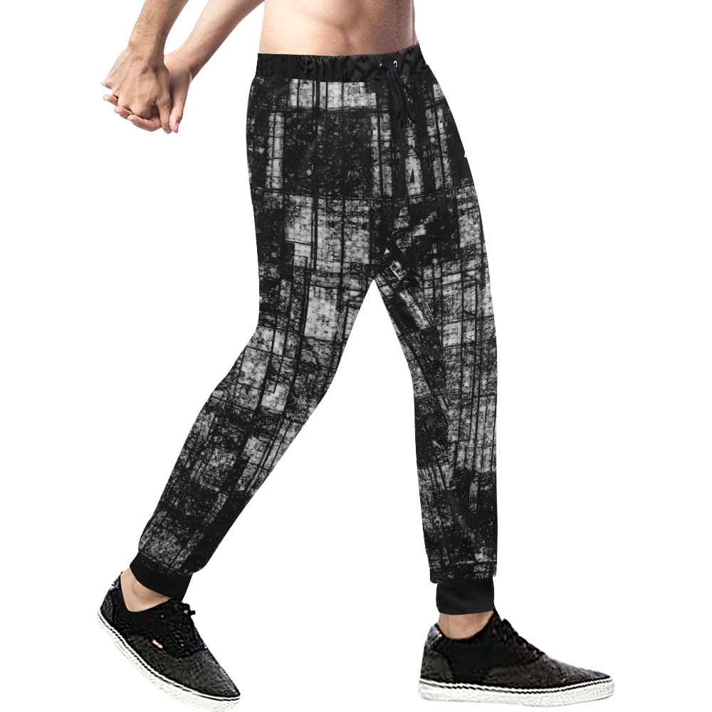 pen and ink joggers Men's All Over Print Sweatpants (Model L11)