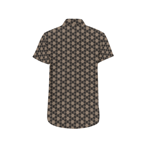 Model #105c| Men's All Over Print Short Sleeve Shirt (Model T53)