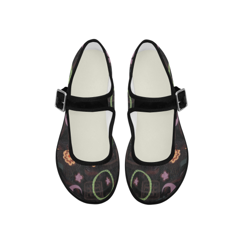 hearts Mila Satin Women's Mary Jane Shoes (Model 4808)