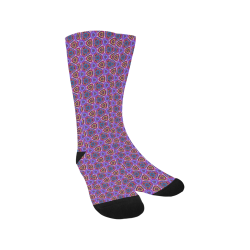 Purple Doodles - Hidden Smiles Trouser Socks