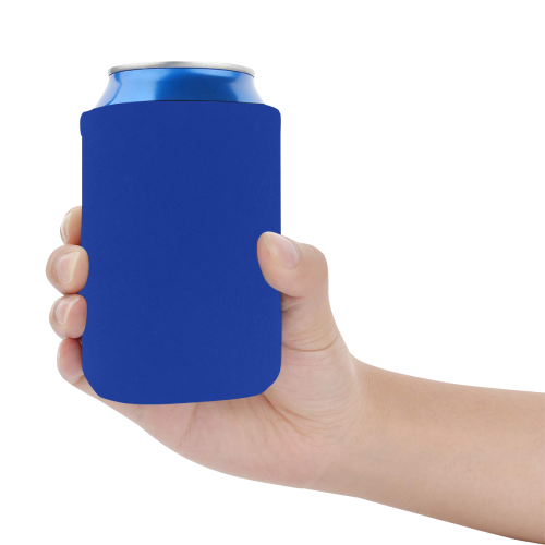 color Egyptian blue Neoprene Can Cooler 4" x 2.7" dia.