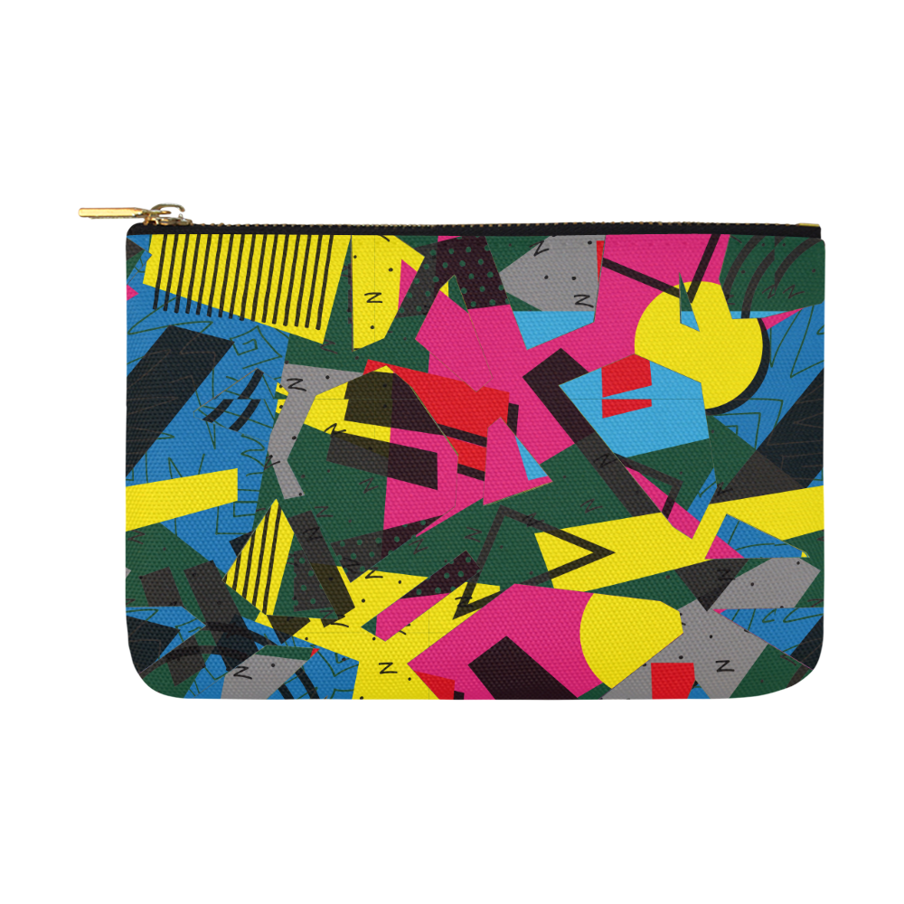 Crolorful shapes Carry-All Pouch 12.5''x8.5''
