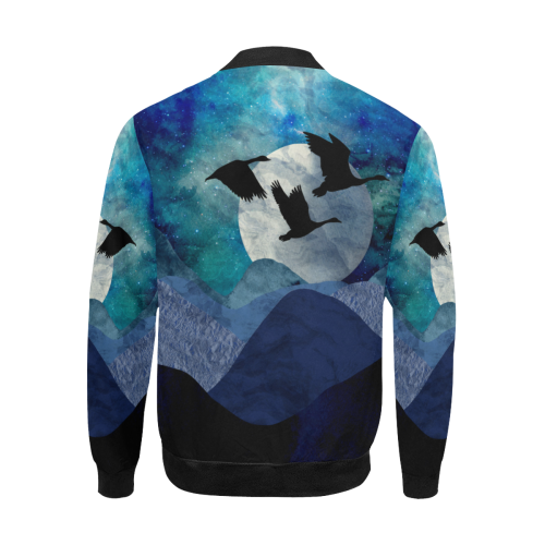 Night In The Mountains All Over Print Bomber Jacket for Men (Model H31)