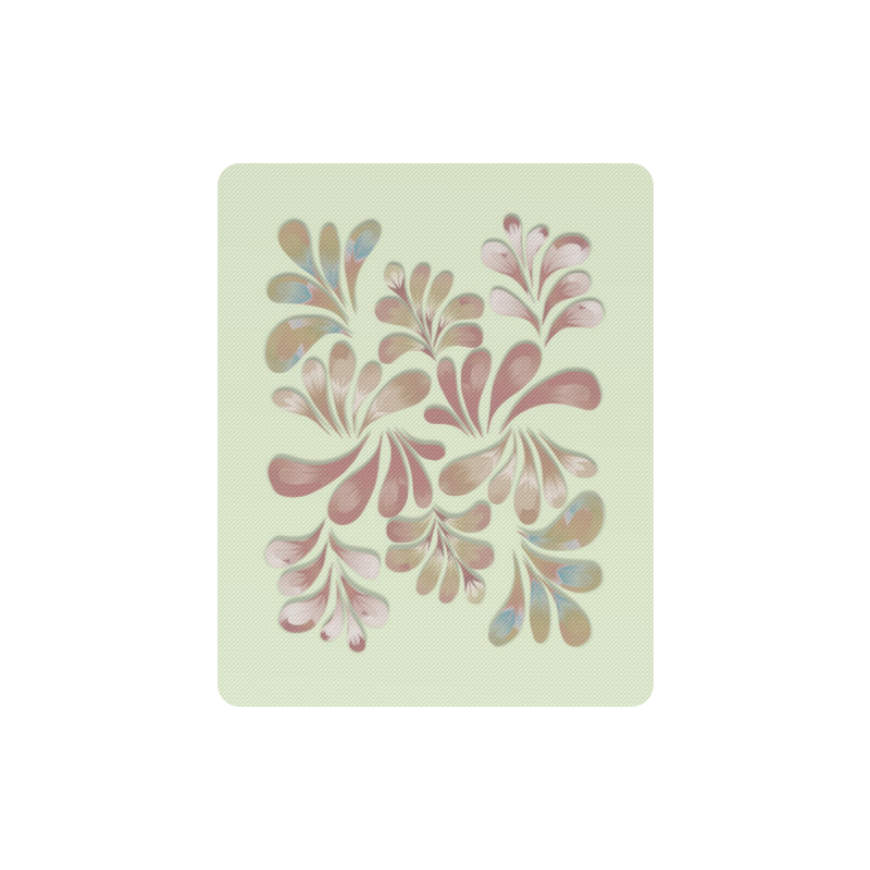 Pastel Floral Dance Pattern Rectangle Mousepad