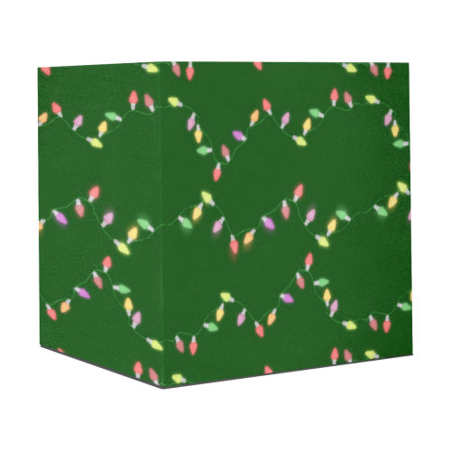 Festive Christmas Lights on Green Gift Wrapping Paper 58"x 23" (5 Rolls)