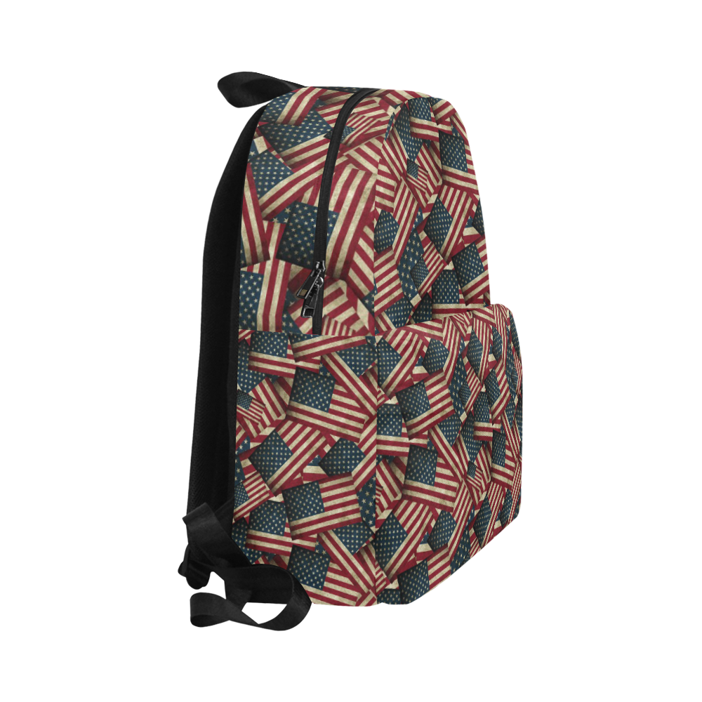 Patriotic USA American Flag Art Unisex Classic Backpack (Model 1673)