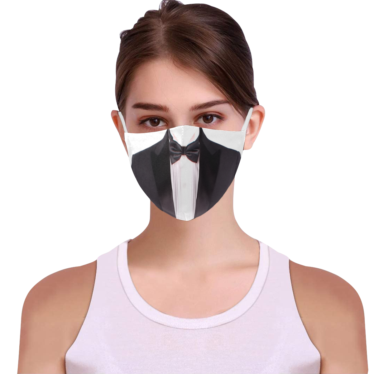 TUX 3D Mouth Mask with Drawstring (30 Filters Included) (Model M04) (Non-medical Products)