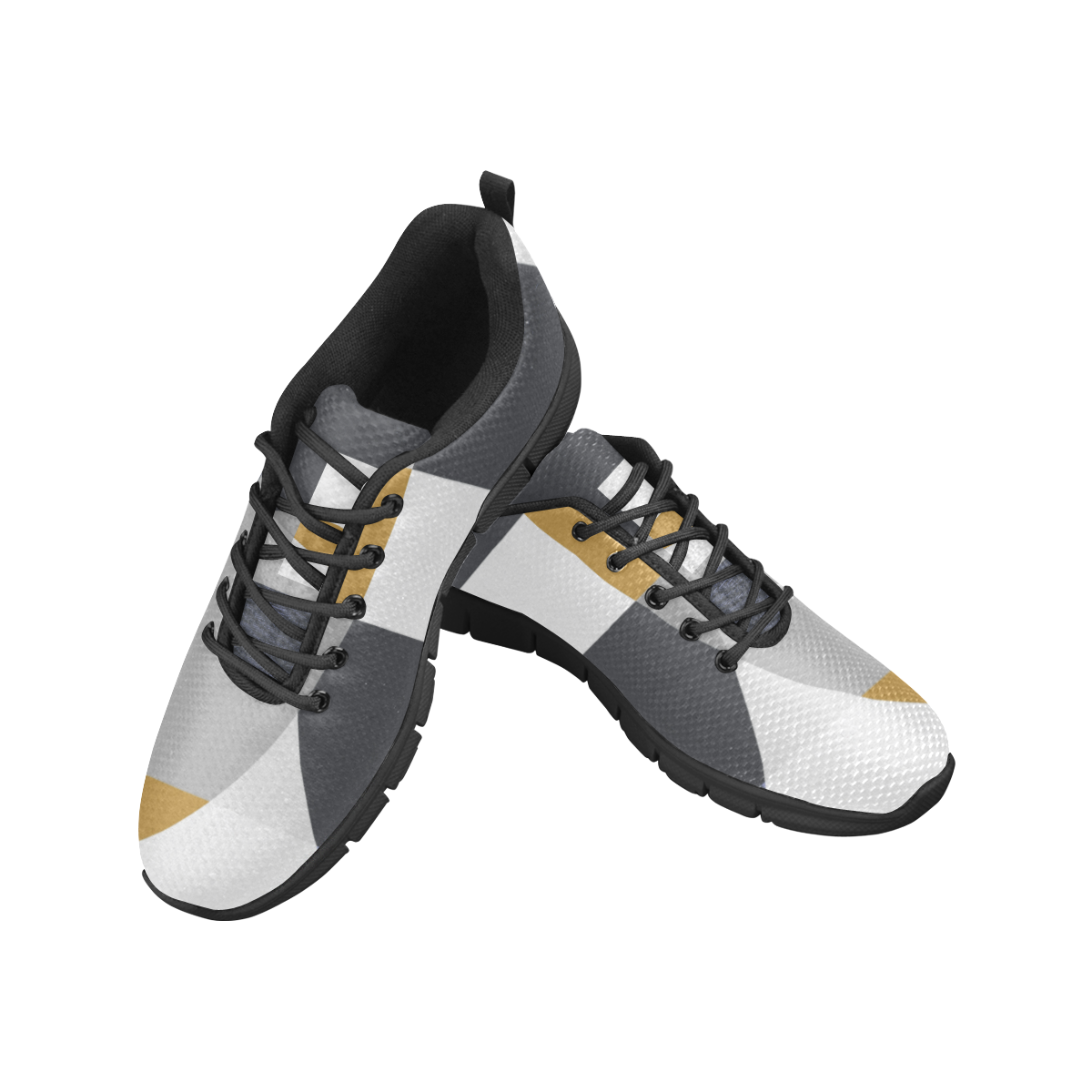 Espacios grises Women's Breathable Running Shoes (Model 055)