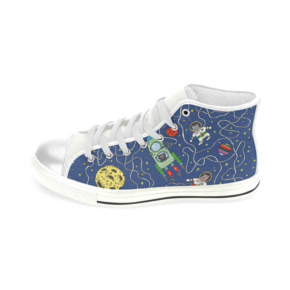 13kd High Top Canvas Shoes for Kid (Model 017)