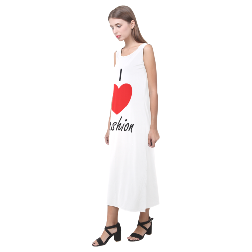 I Love Fashion Phaedra Sleeveless Open Fork Long Dress (Model D08)