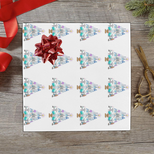 Oh Chemist Tree, Oh Chemistry, Science Christmas Gift Wrapping Paper 58"x 23" (1 Roll)