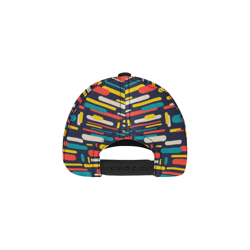 Colorful Rectangles All Over Print Dad Cap C (7-Pieces Customization)