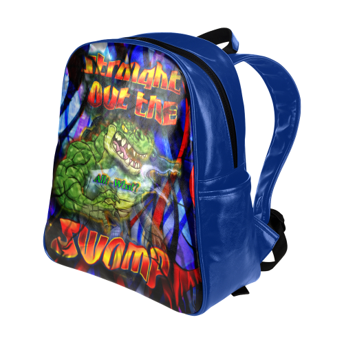 Straight out the Swamp 1 by TheONE Savior @ IMpossABLE Endeavors Multi-Pockets Backpack (Model 1636)