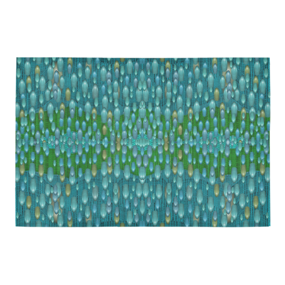 starfall and rain Azalea Doormat 24" x 16" (Sponge Material)