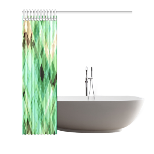 Geo abstract 3 Shower Curtain 72"x72"