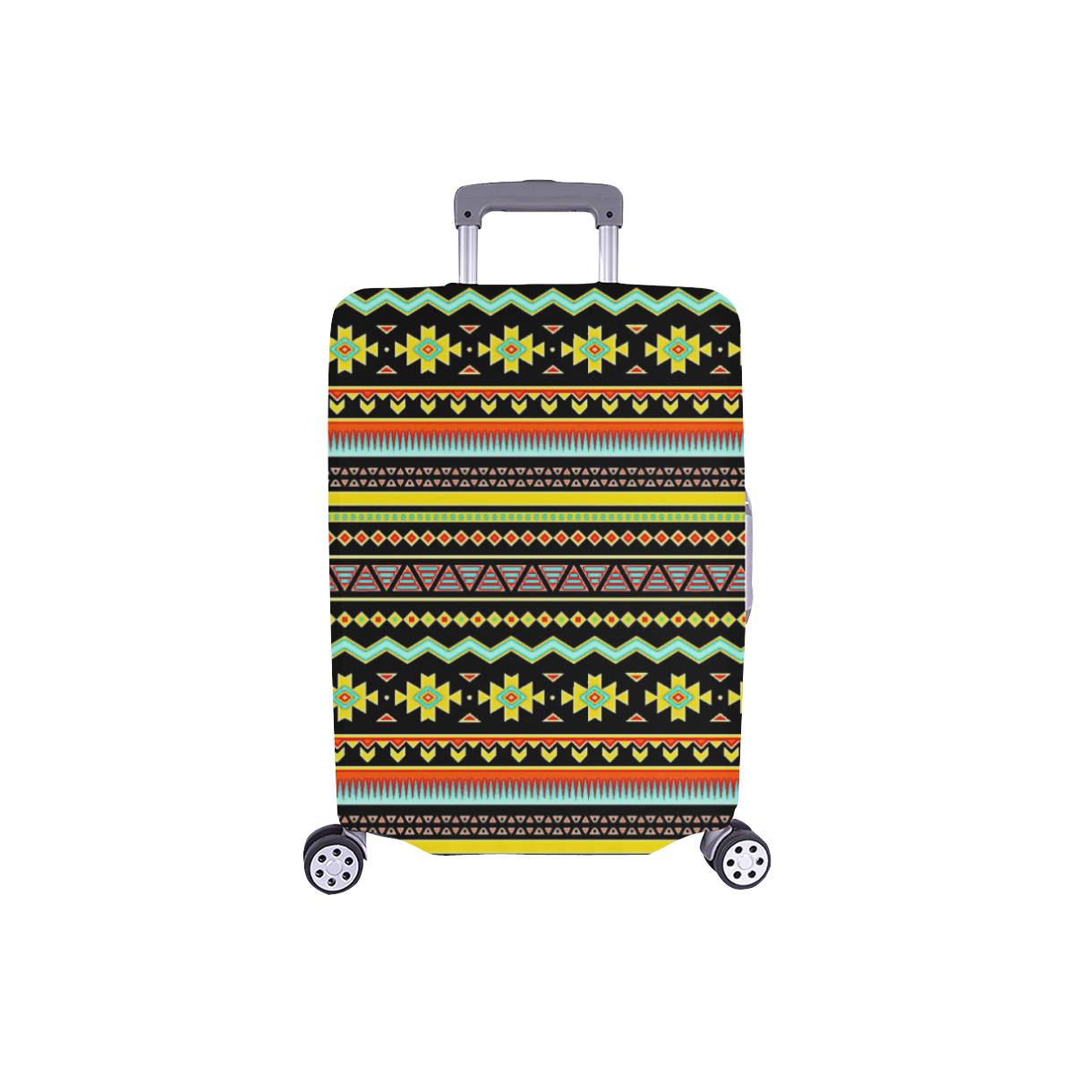 bright tribal Luggage Cover/Small 18"-21"