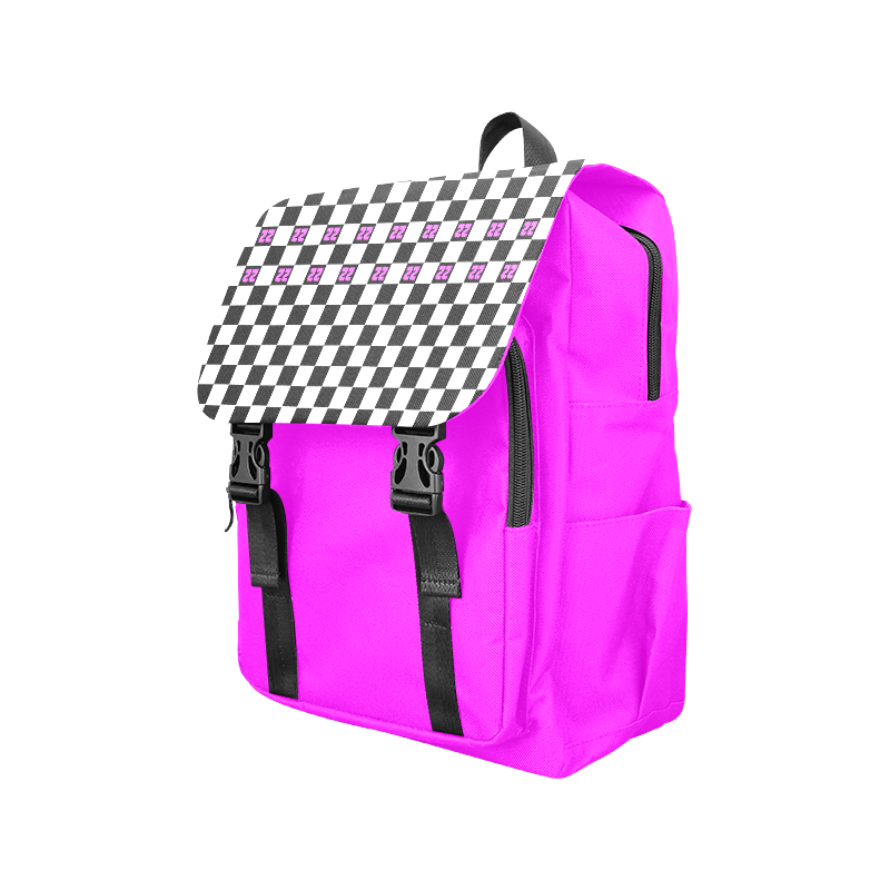 22 BPW CHECKBOARD casuel backpack Casual Shoulders Backpack (Model 1623)