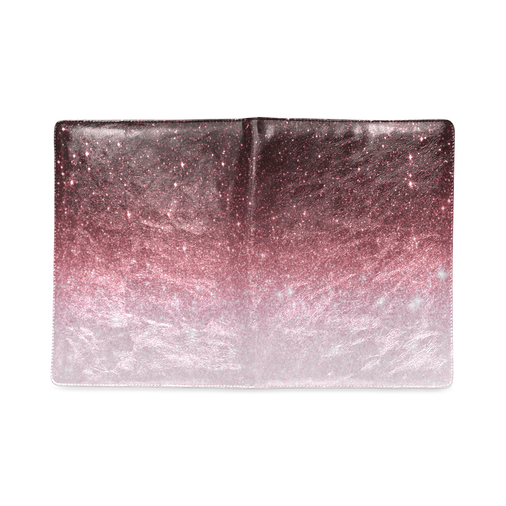 rose gold Glitter gradient Custom NoteBook B5