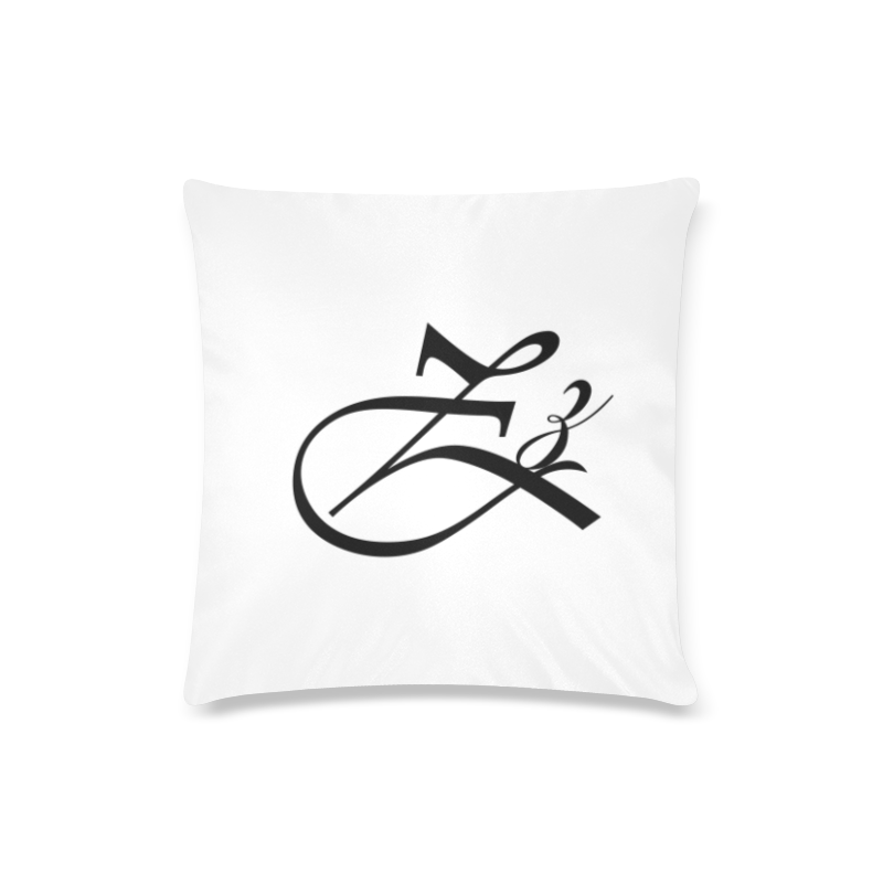 Alphabet Z by Jera Nour Custom Zippered Pillow Case 16"x16"(Twin Sides)