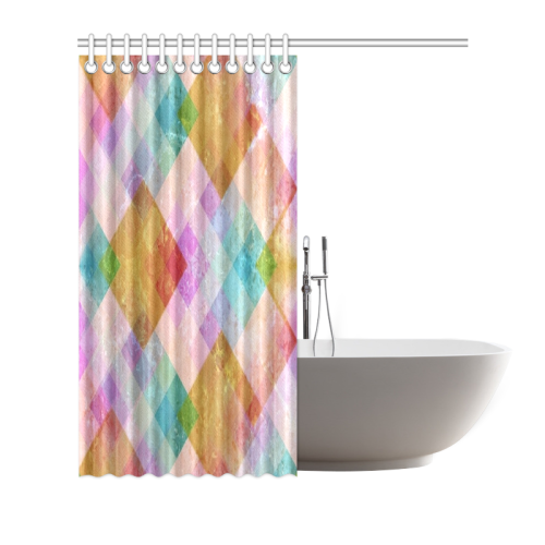 Retro Pattern by K.Merske Shower Curtain 72"x72"
