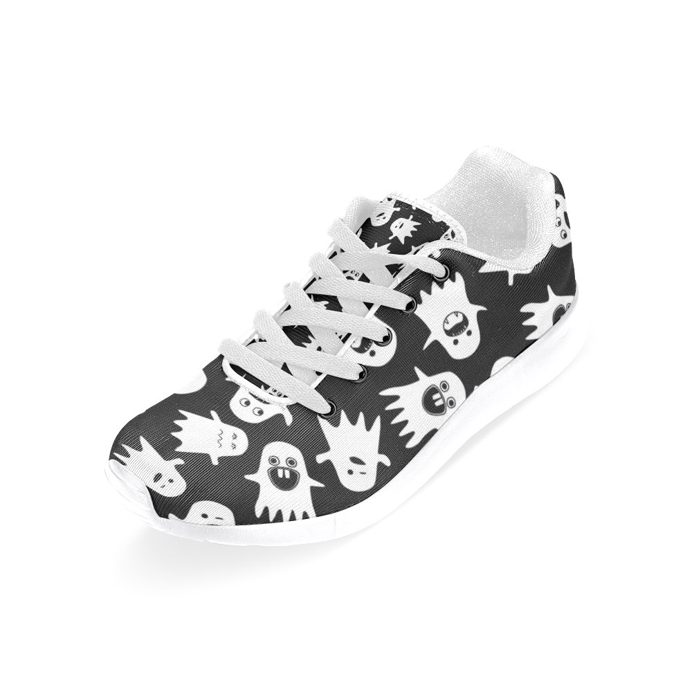 Halloween Ghosts Women's Running Shoes/Large Size (Model 020)