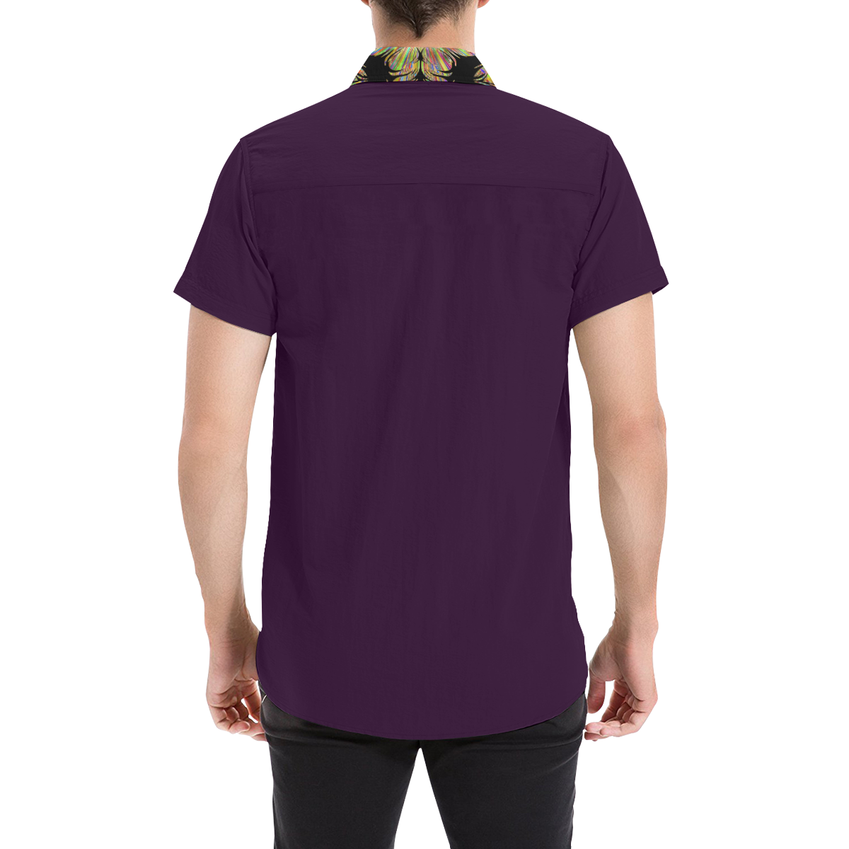 92782 Grape Ape Men's All Over Print Short Sleeve Shirt (Model T53)