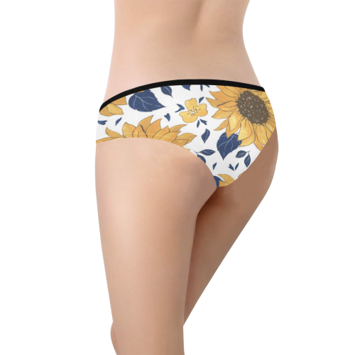 Sunflowers Women's Hipster Panties (Model L33)